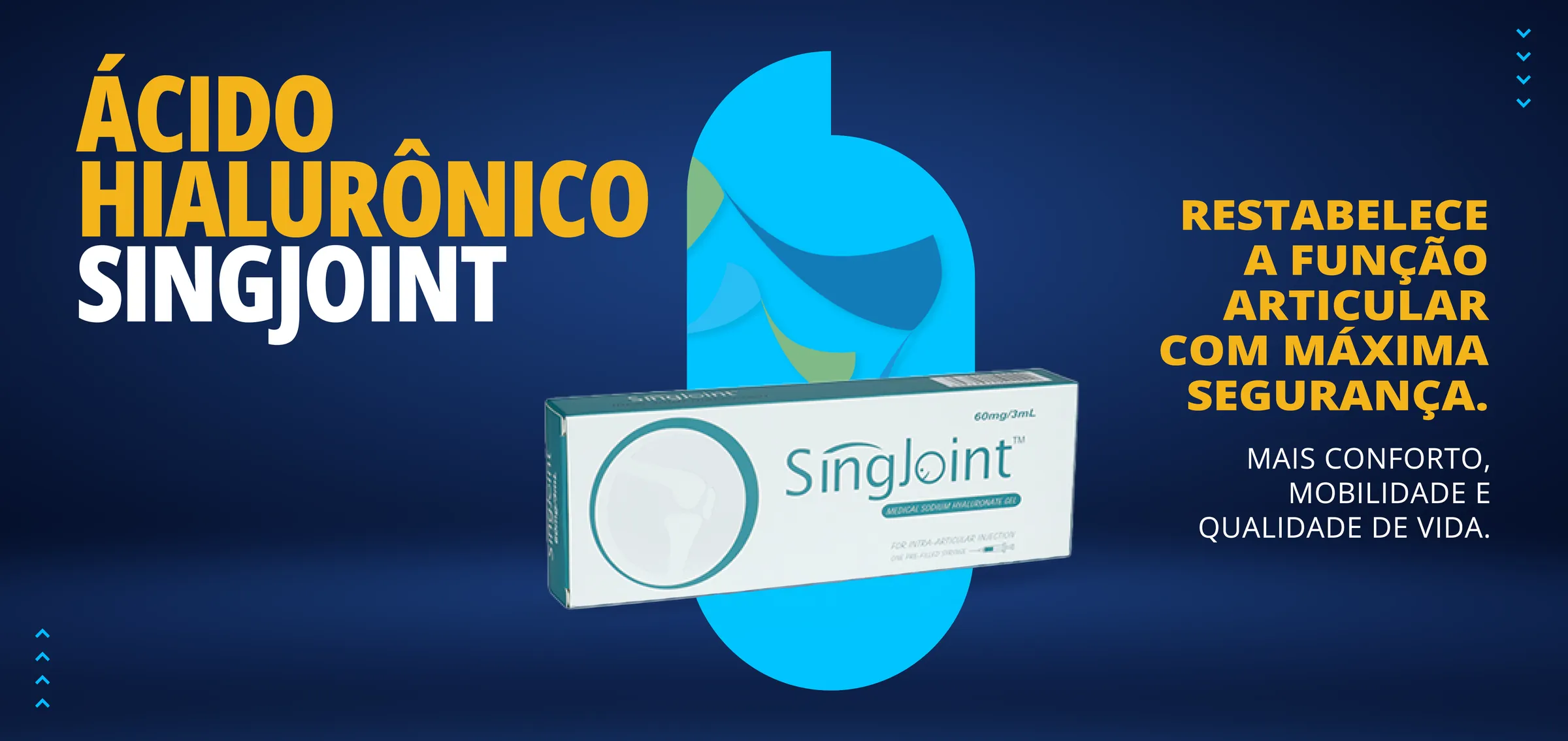 Ácido Hialurônico Singjoint®: Gel intra-articular de hialuronato de sódio