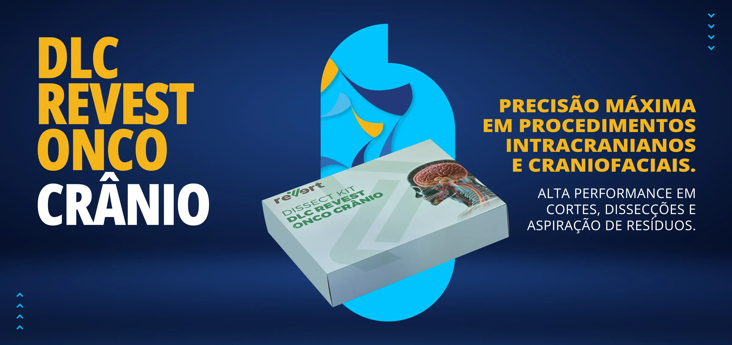 DLC Revest Onco Crânio: Dissect Kit descartável para procedimentos intracranianos e craniomaxilofaciais